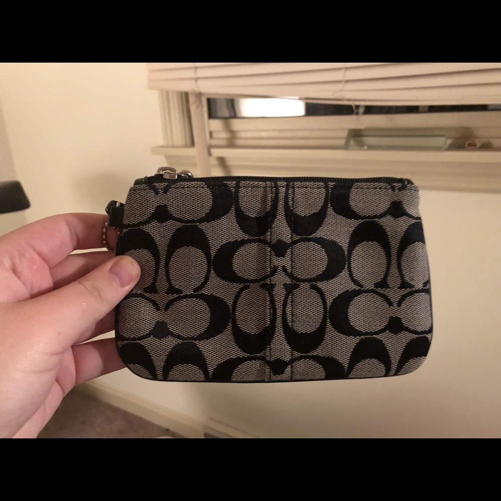 mini coach wristlet